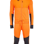 Airblaster Ninja Suit Pro 2025 - Black snowsuit with a black diamond logo on the chest and black zippers down the front.
