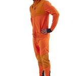 Airblaster Ninja Suit Pro 2025 - Black snowsuit with a black zipper and black logo on chest.