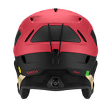 Smith Nexus MIPS Helmet 2025 - A red helmet with a black visor, featuring a distinctive MIPS technology label on top and a prominent Smith logo at the back.
