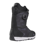 Nidecker Rift Women's Snowboard Boots 2025 - A black snowboard boot with a subtle pattern of small, light-colored dots on the upper portion.