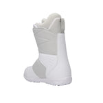 Nidecker Women's Sierra Snowboard Boots 2025 - A pair of white snowboard boots with a textured pattern on the side and a strap at the top.