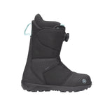 Nidecker Women's Sierra Snowboard Boots 2025 - Black snowboard boots with a textured pattern on the toe and heel areas.