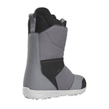Nidecker Sierra Men's Snowboard Boots 2025 - A pair of snowboard boots with a predominantly black upper and grey accents, featuring a textured pattern on the toe cap.