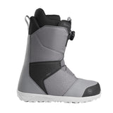 Nidecker Sierra Men's Snowboard Boots 2025 - A pair of snowboard boots with a black and grey color scheme, featuring a textured pattern on the upper material.
