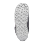 Nidecker Sierra Men's Snowboard Boots 2025 - A pair of snowboard boots with a predominantly black upper and white soles, featuring a textured pattern on the toe area.