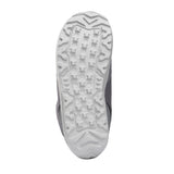 Nidecker Sierra Men's Snowboard Boots 2025 - A pair of snowboard boots with a predominantly black upper and white soles, featuring a textured pattern on the toe area.