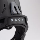 Nidecker Kaon Snowboard Binding 2025 - A black snowboard binding with a sleek, modern design and silver hardware.