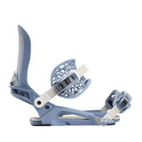 Nidecker Kaon Snowboard Binding - 2025 snowboard binding with a sleek, modern design and silver buckles.