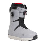 Nidecker Men's Altai Snowboard Boot 2025 - A black and white snowboard boot with a textured pattern on the toe cap, featuring a BOA closure system.