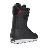 Nidecker Rift APX Men's Snowboard Boots 2025 - Black snowboard boots with a textured pattern on the toe and heel, featuring a BOA closure system.