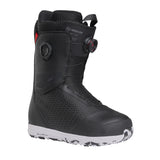 Nidecker Rift APX Men's Snowboard Boots 2025 - Black snowboard boots with red accents and a textured sole.