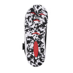 Nidecker Rift APX Men's Snowboard Boots 2025 - Black snowboard boots with a textured pattern on the toe and heel, featuring red accents and a black strap.