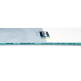 Nidecker Escape Snowboard 2025 - A light blue snowboard with a white logo on top and black lettering that reads "ESCAPE" in all caps.