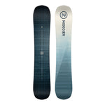 Nidecker Play Snowboard 2025 - A dark blue snowboard with a white logo and white lettering on top of it.
