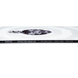 Nidecker Sensor Pro Snowboard 2025 - A black snowboard with a white and grey patterned design, featuring a circular logo on top.