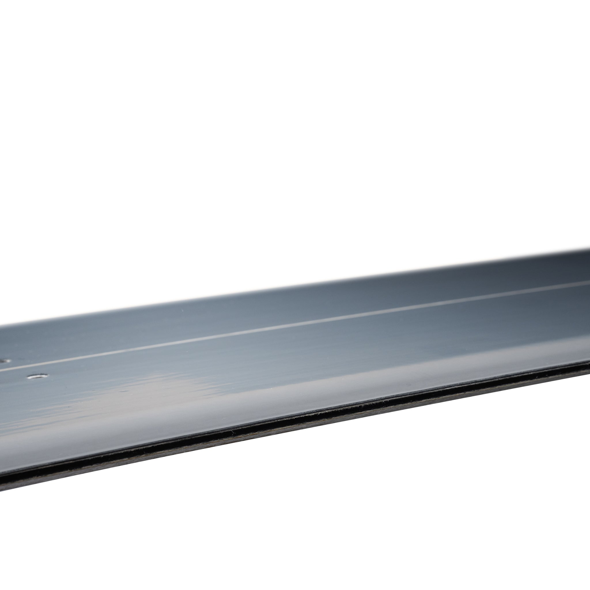Nidecker The Smoke Snowboard 2025 - A dark gray snowboard with a subtle white smoke pattern on its top surface.