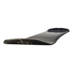 Nidecker The Smoke Snowboard 2025 - A black snowboard with a subtle white smoke pattern on its top surface.