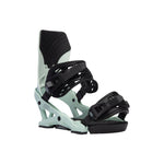 Now Women's Rebel Freestyle Binding 2024 - Black bindings with white accents and a textured strap.