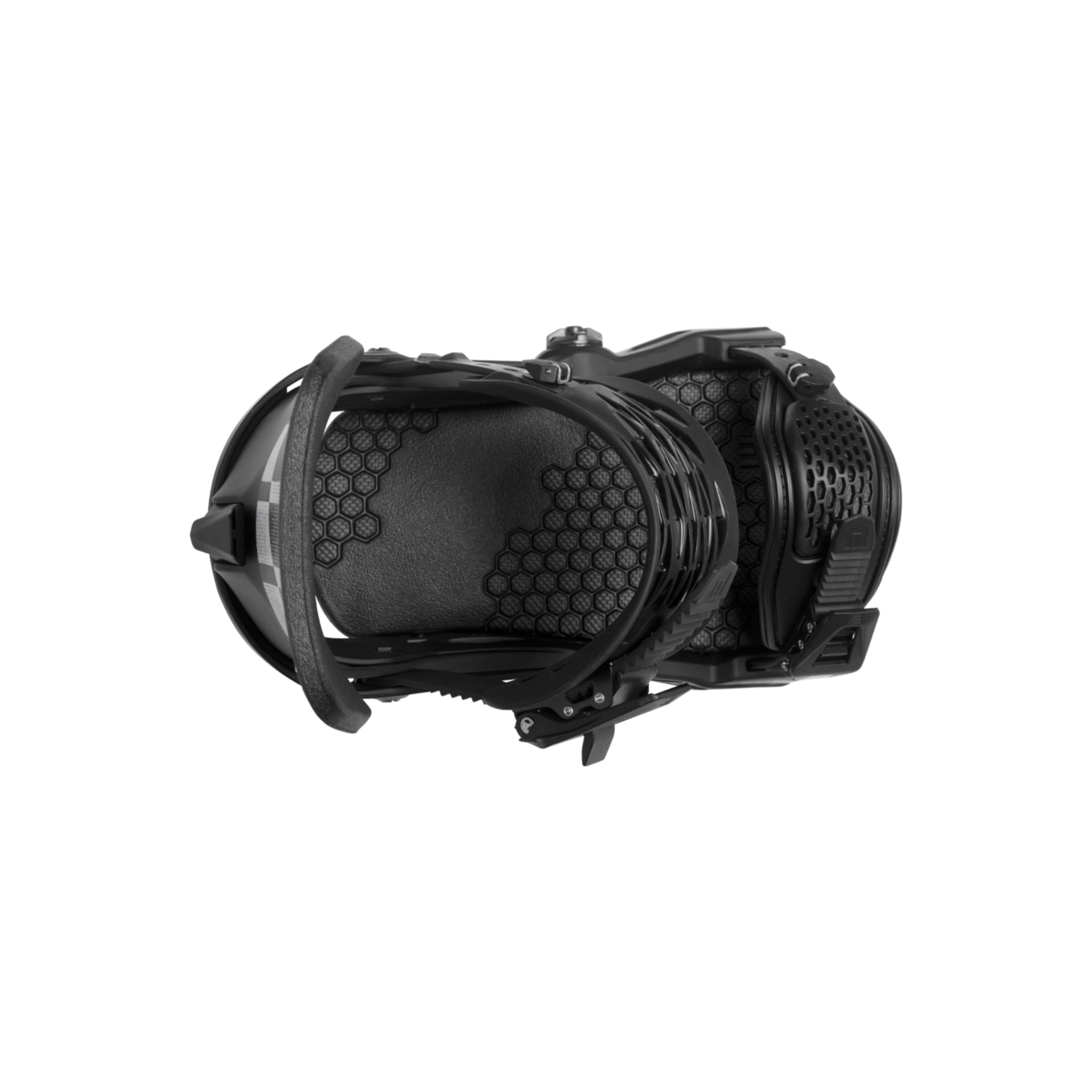 Now Men's Select Pro Binding 2024 - Black bindings with silver screws on a white background.