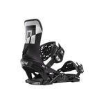 Now Men's Select Pro Binding 2024 - Black bindings with white lettering and logos on straps.
