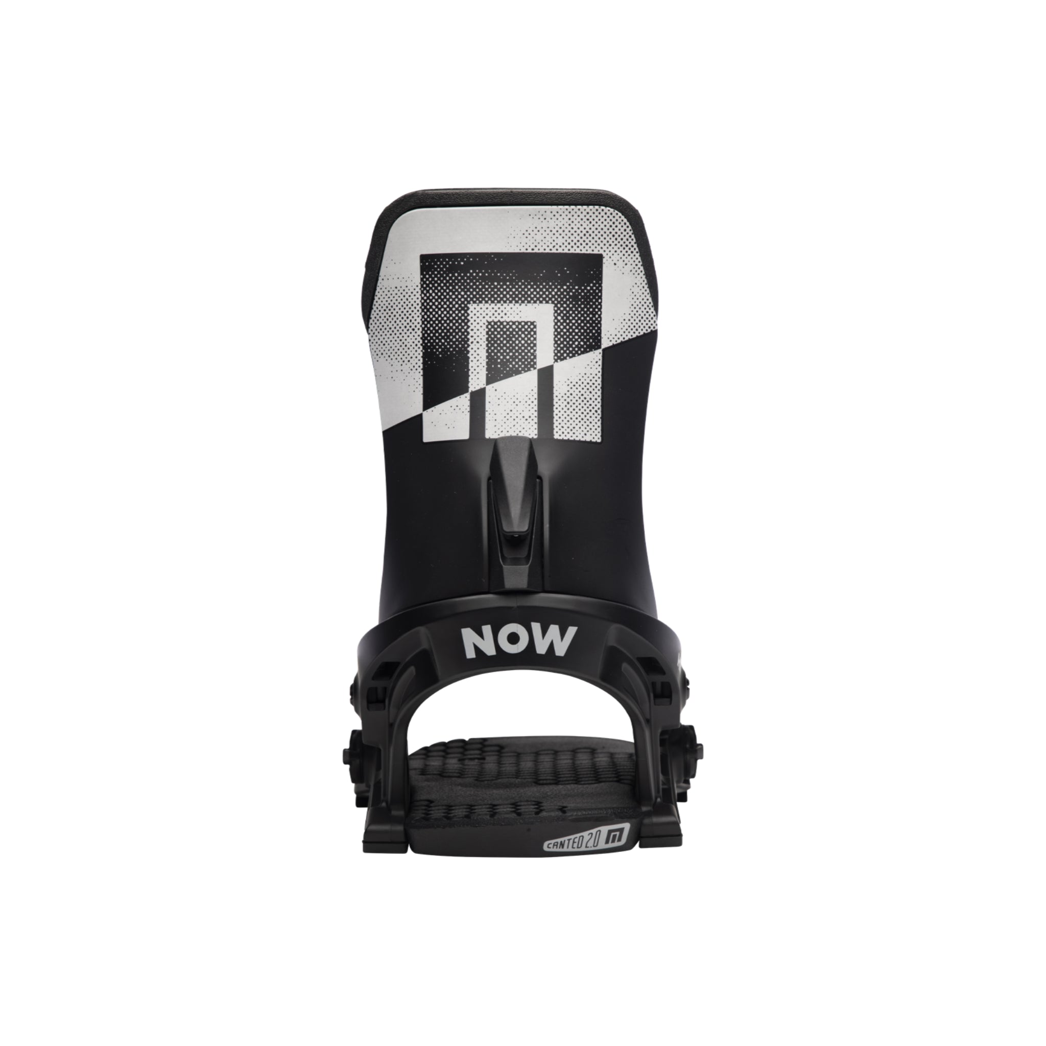 Now Men's Select Pro Binding 2024 - A black binding with a white "N" logo on top and a textured footbed.