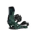 Now Men's Select Pro Binding 2024 - A dark green snowboard binding with a black strap and buckle.
