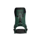 Now Men's Select Pro Binding 2024 - A dark green snowboard binding with a black strap and buckle.