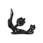 Now Men's Select Pro Binding 2024 - Black bindings with white lettering and a silver logo on the highback strap.