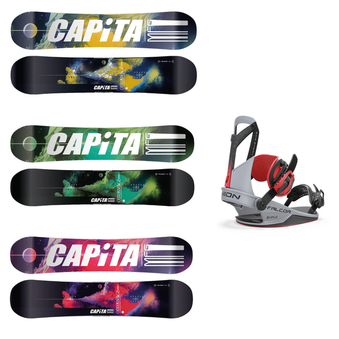 CAPiTA Outerspace Living Snowboard with Union Falcor Snowboard Binding 2025