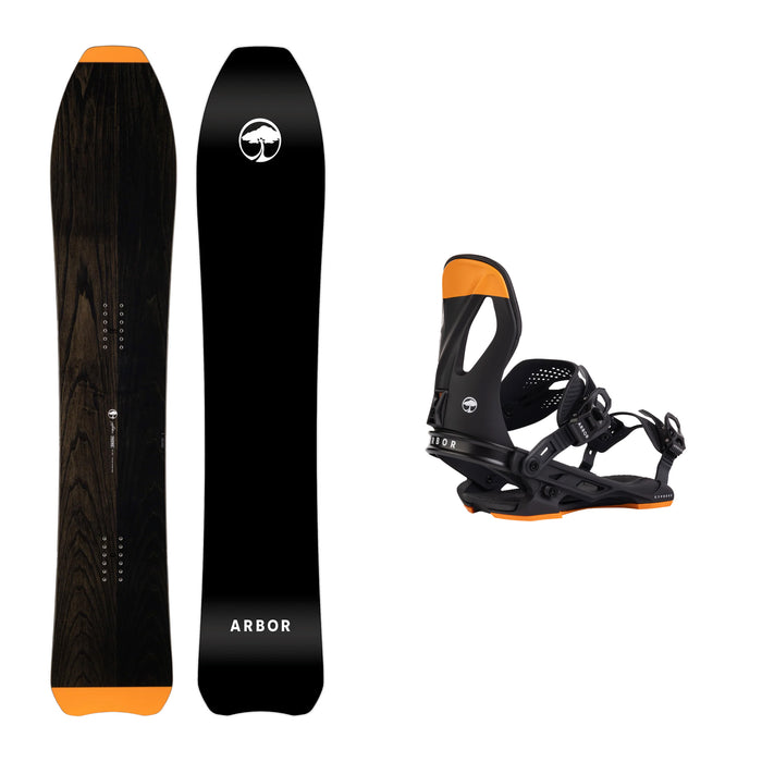 Arbor Padre Snowboard with Arbor Cypress Binding 2025