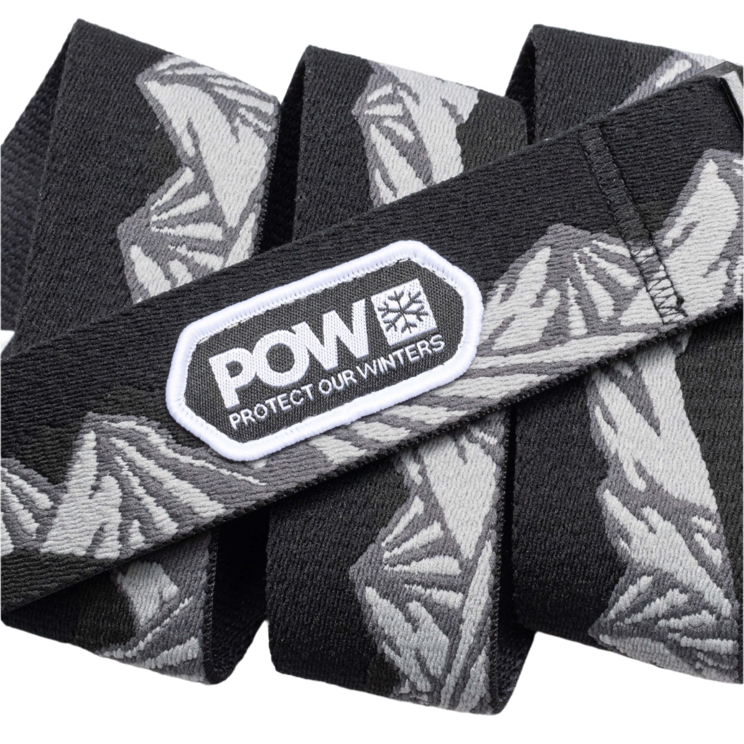 Arcade POW X Joseph Toney Belt 2025 - Black belt with white logo and snowflake design on front.