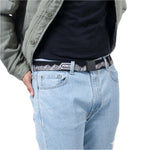 Arcade POW X Joseph Toney Belt 2025 - Black belt with white logo and "POW" text on front.