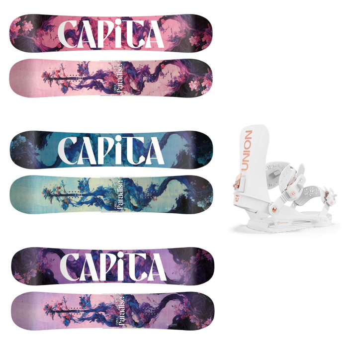 CAPiTA Women's Paradise Snowboard with Union Women's Juliet Snowboard Bindings 2025