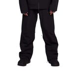 Whitespace 3L Performance Pant 2024 - Black pants with a slight sheen, featuring zippered pockets and adjustable cuffs.