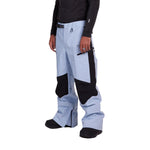 Whitespace 3L Performance Pant 2024 - Black pants with a white stripe down the side and black zippers on the leg.