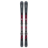 Head SHAPE E-V5 Skis with PR 11 GW Bindings - A pair of skis with a black base and red accents, featuring a distinctive "V" shape design on the top.