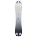 Head INCITE LYT Snowboard 2025 - A white snowboard with a purple gradient at the tip and tail, featuring a wavy pattern on its base.