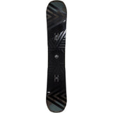 Head Daymaker LYT Snowboard 2025 - A black snowboard with a geometric pattern of gray lines and shapes, featuring a white logo at the center.