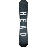 Head Daymaker LYT Snowboard 2025 - A dark gray snowboard with a geometric pattern and white lettering on top.