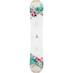 Head Women's Everything LYT Snowboard 2025 - A white snowboard with a pink logo and blue accents on the top sheet.