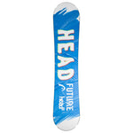 Head Rowdy Flex Junior Snowboard 2025 - A blue snowboard with white and red lettering, featuring the word "HEAD" prominently on its surface.