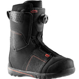 Head Women's Galore LYT BOA Snowboard Boot 2025 - Black snowboard boot with a geometric pattern on the side and a red logo near the top.