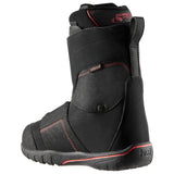 Head Women's Galore LYT BOA Snowboard Boot 2025 - Black snowboard boot with a textured pattern on the toe and heel areas, featuring a red BOA dial on top.