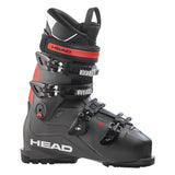 Head Men's EDGE LYT RX HV Ski Boots 2026 - Black ski boot with red accents and silver buckles.