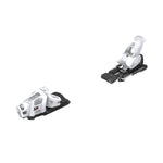 Tyrolia AM 12 GW Bindings - White bindings with black hardware and a white plastic base plate.