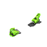 Tyrolia Attack 14 GW Bindings - Lime green bindings with black hardware and a gray base plate.