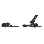 Tyrolia Protector PR 11 Ski Binding - Black ski binding with silver hardware and red accents on a white background.