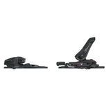 Tyrolia Protector PR 11 Ski Binding - Black ski binding with silver hardware and red accents on a white background.