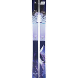 Armada ARV 106 Skis 2025 - A pair of skis with a dark blue base and white accents, featuring a mountain graphic on the top sheet.