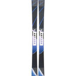 Armada ARV 88 Skis 2025 - Black skis with blue and white accents, featuring a diagonal stripe pattern on top.